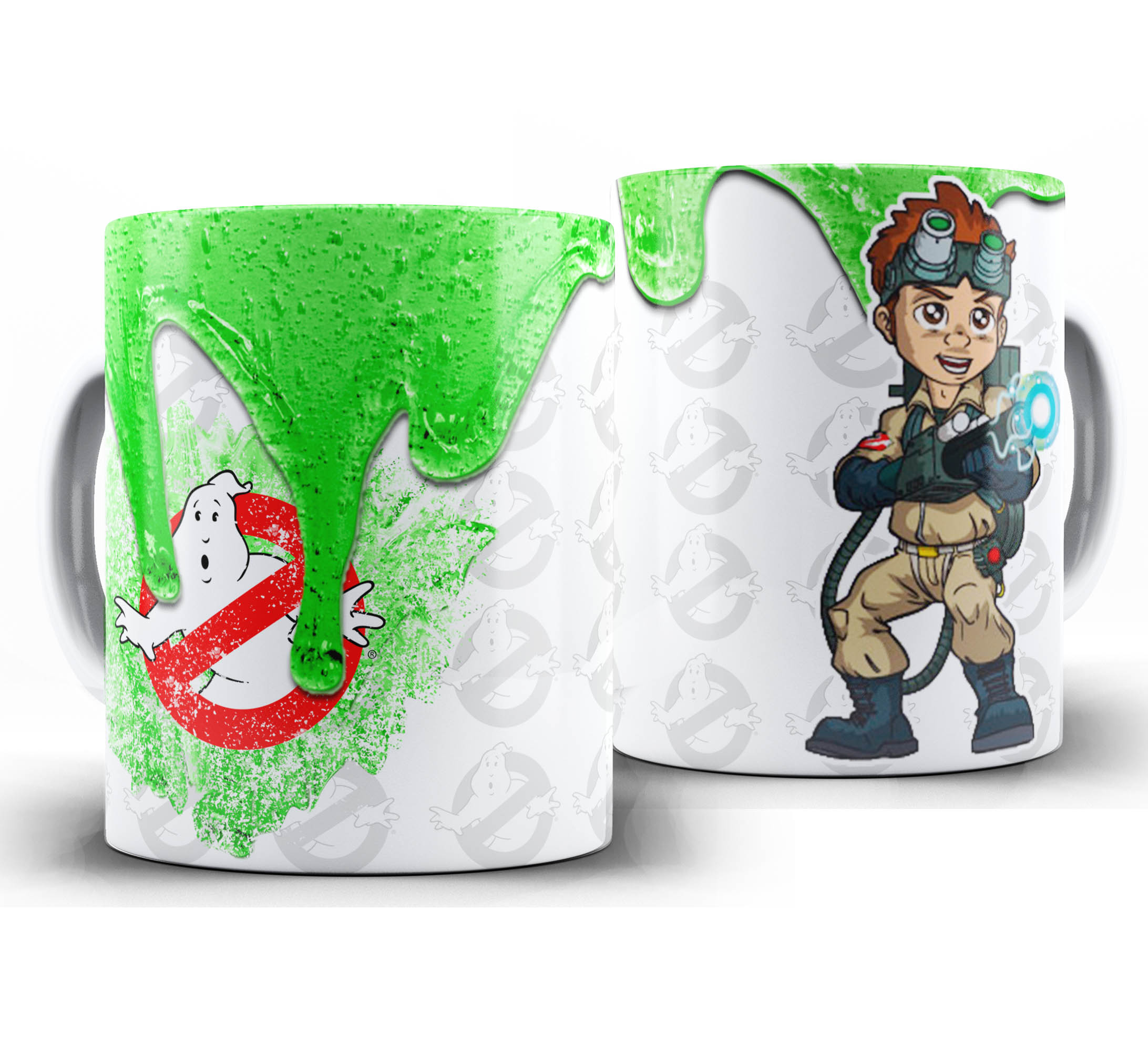 Caneca Filme - Caça Fantasmas Chibi - Ray Stanz